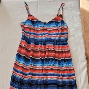 Attention striped maxi dress. Size small